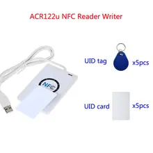 ACR122U RFID NFC копировальный считыватель писатель Cloner копировальное устройство с 5 шт. UID картами+ 5 шт. UID тегов+ SDK+ копировальный клон программного обеспечения, мин: 1 шт