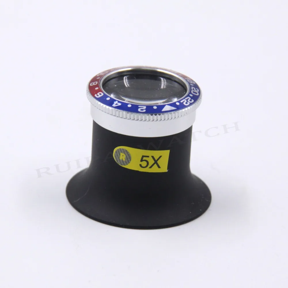 Premium Quality 3X/5X/10X/20X Watch Collectors Eye Loupe RLX SubMariner and GMT Series