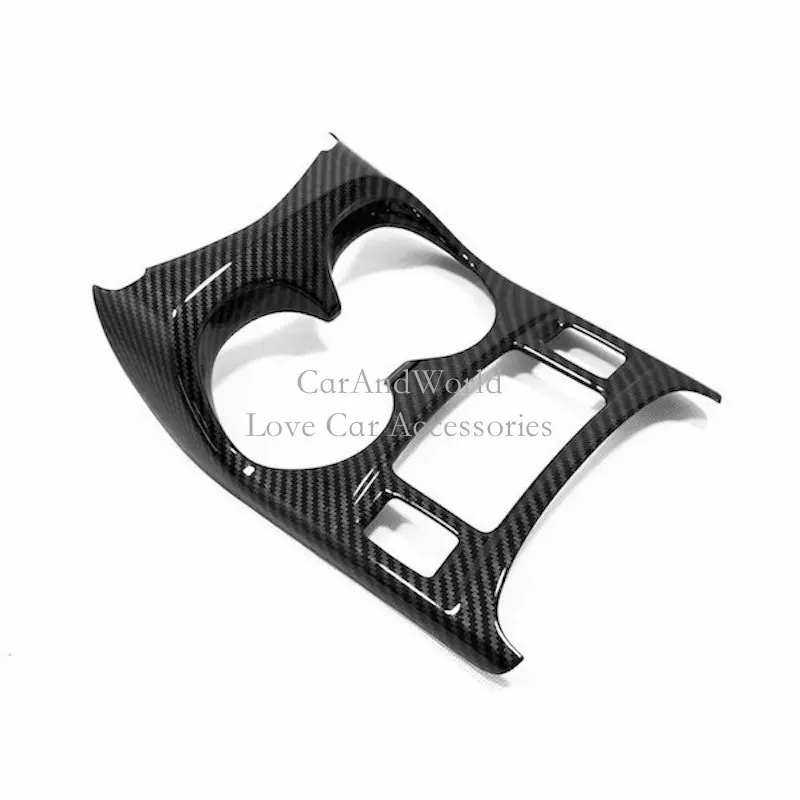 

Carbon Fibre Parts Inner Water Cup Holder Cover Decoration Trims For Nissan Qashqai J11 2014-2019 Car Molding Accessories