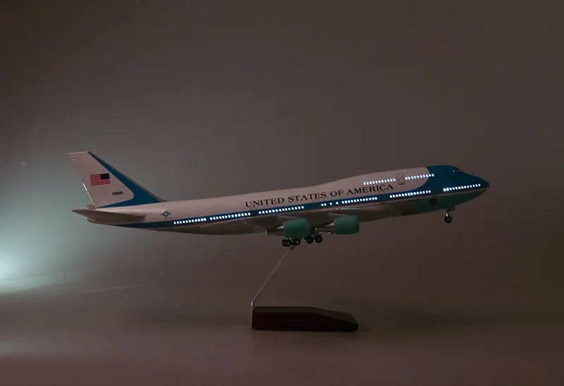 1:150 Air Force One Airplane Aircraft Model Collections Kids Toys 1/150 Scale Diecast Toys for Gift