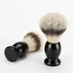 1 шт. конский волос помазок для Для мужчин бритья ручной работы химическое узел кисти деревянной ручкой усы щетка