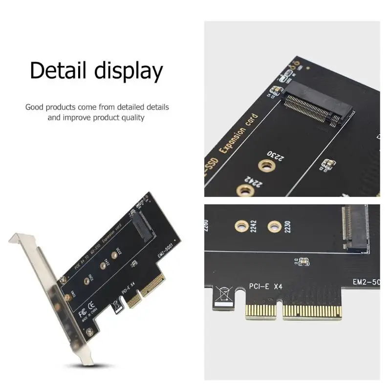 Компьютерная шина PCI-E 4X NGFF адаптер карты M-ключ M.2 NGFF NVME Интерфейс адаптер PCIE карты для 2230 2242 2260 2280 PCIE m2 SSD