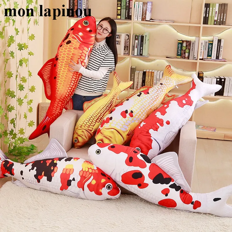 Mon Lapinou Koi Плюшевые игрушки Мягкая рыбка кукла мягкая подушка Koi плюшевая Золотая рыбка Подушка кошачьи игрушки