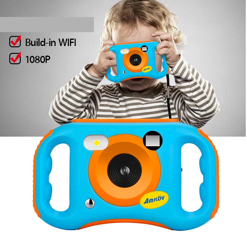 1,77 дюймов 5MP мультфильм цифровой Камера HD водонепроницаемый видео дети Cam Спорт Camcord Best подарок для детей