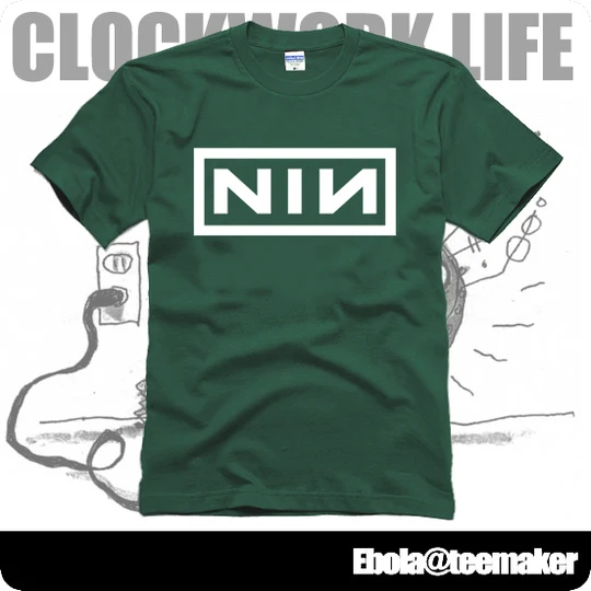 Ectic Новинка 2018 Бесплатная доставка Модная одежда для пары NIN Nine Inch Nails Летняя