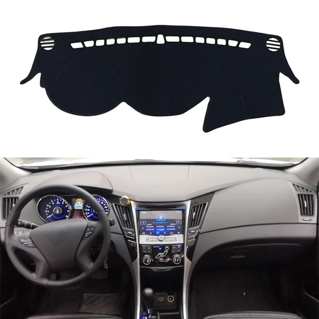 For Hyundai Sonata 2011 2012 2013 2014 Black LHD Dashboard Cover