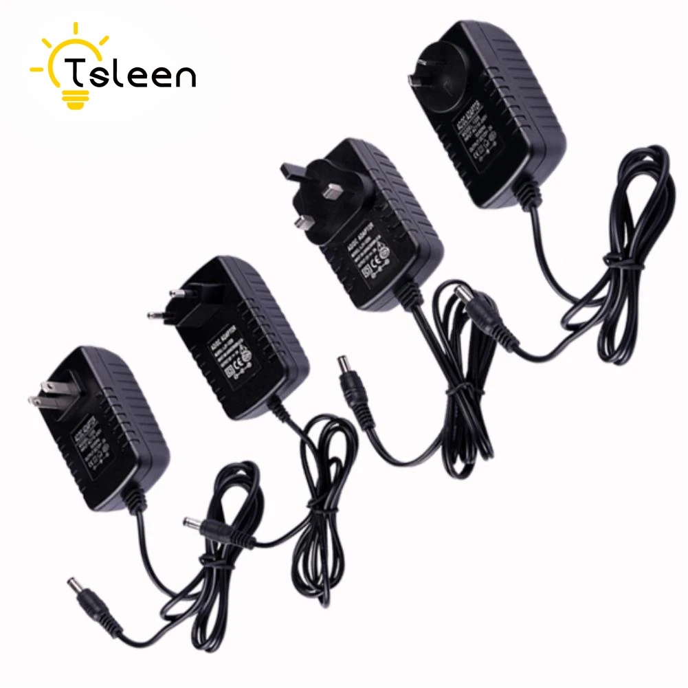 

TSLEEN Cheap! 12V 2A Micro Usb AC DC Power Adapter EU US UK Plug Charger Supply For Raspberry Pi Zero Tablet Pc LED Strip Lights