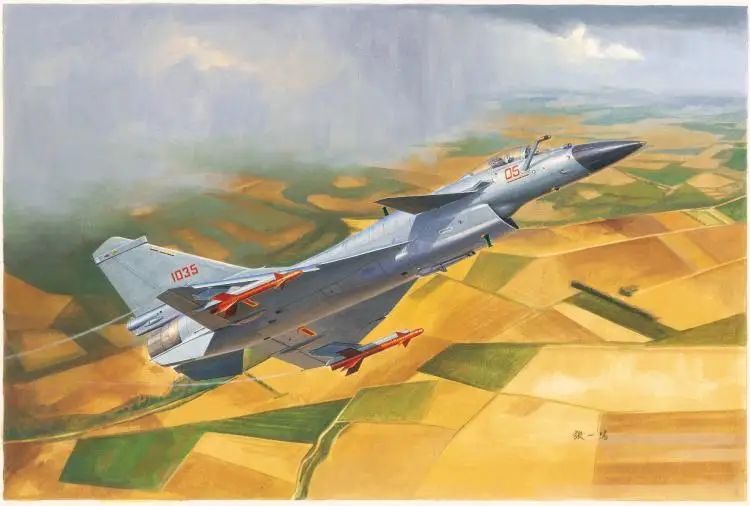 Трубач 01651-1/72 китайский J-10B истребитель