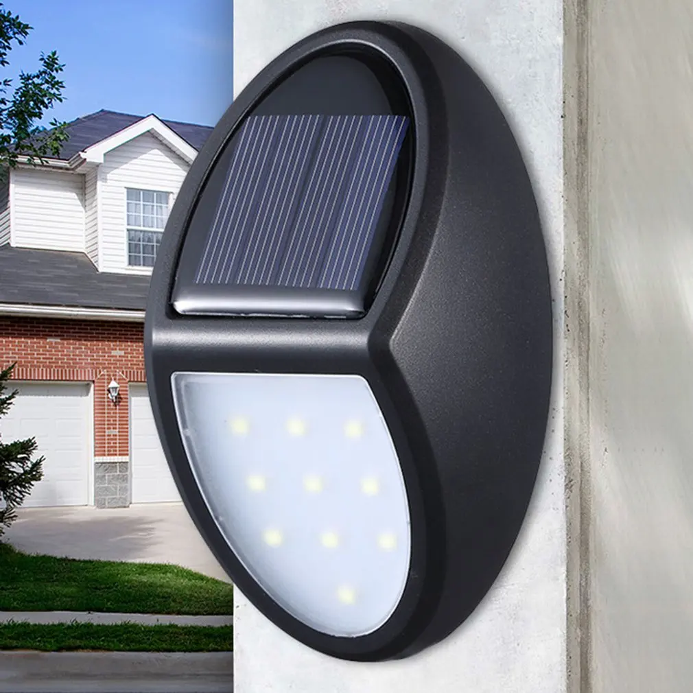 

solar light led lamp garden lights outdoor for exterior Wall lamps Lighting Waterproof IP65 10 leds Villa Small Durable well new