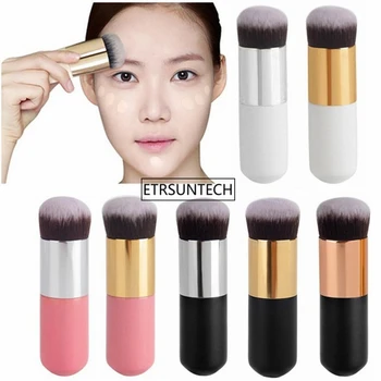 

100pcs Foundation Powder Brush Makeup Brush Loose Powder Brush Flat Kit Professional Make Up Brushes F2553