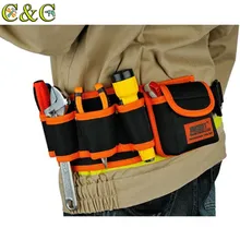 Tool Bag With Cover High Quality Tool Belt for Screwdriver Pouch Durable Waist Tool Holder Adjustable Electric Drill Bag