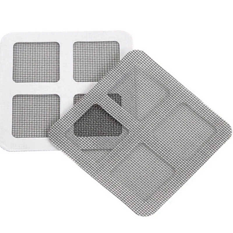 

3 pcs Door Window Net Mesh Screen Netting Curtain Patch Sticker Mesh Sticky Wires