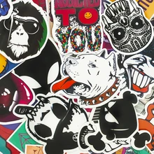 AutoManage 50 Pcs DIY Car Stickers for Mini Cooper Motorcycle Suitcase Phone Laptop Covers Vinyl Decal Sticker Bomb Car styling