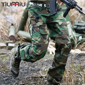 

Frog Pants Suit Work Training Wear-resisting Army Fans Outdoors Thickening Camouflage Overalls Tactical Military Militar Softair