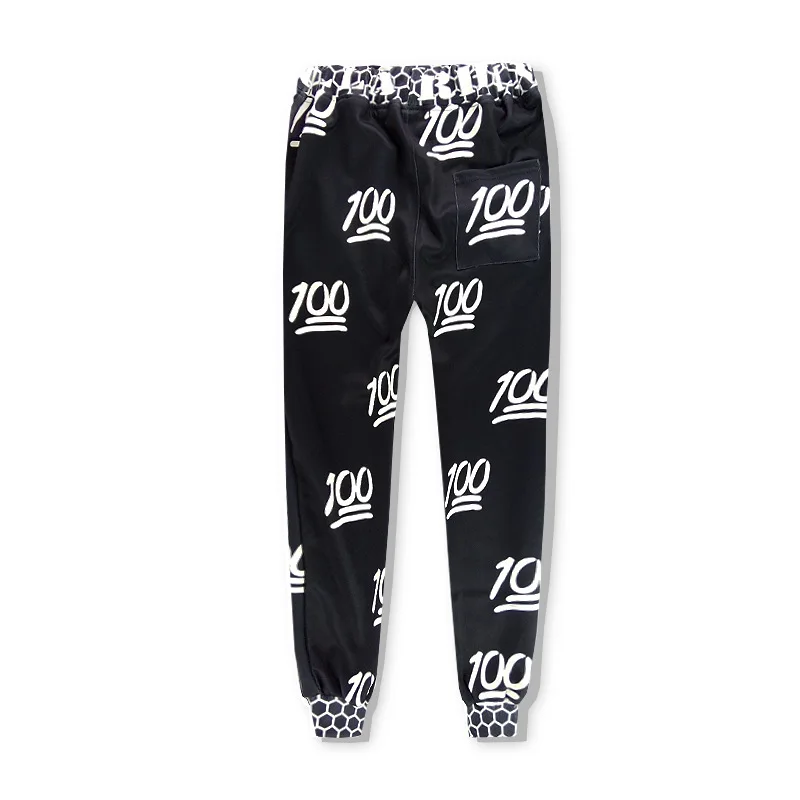 2 Pieces Sets Tracksuit Men New Brand Spring autumn Hooded Sweatshirt +Drawstring Pants Male 100 Printed Hoodies Tracksuit 2019