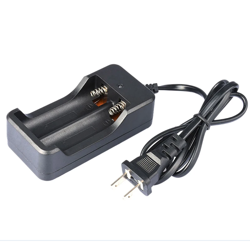 2 слота AC 110V 220V двойное зарядное устройство 18650 для зарядки 4 V литий ионная