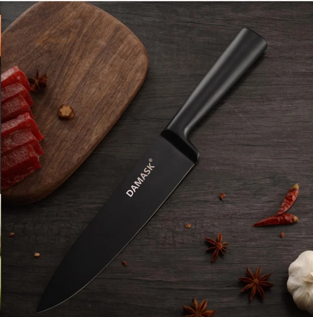Дамасские японские профессиональные ножи из нержавеющей стали для шеф-повара, кухонные ножи, кухонный нож из нержавеющей стали для мяса, кухонные инструменты Vege
