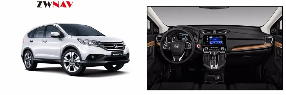 Автомобильный dvd Плеер с gps-навигатором для Honda CRV ips емкостный экран 1024*600+ wifi+ BT+ SWC+ RDS+ Android 8,0+ 2G