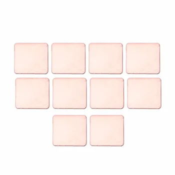 

10Pcs 15x15x0.5mm Heatsink Heat Sink Copper Shim Thermal Pads for Laptop GPU CPU