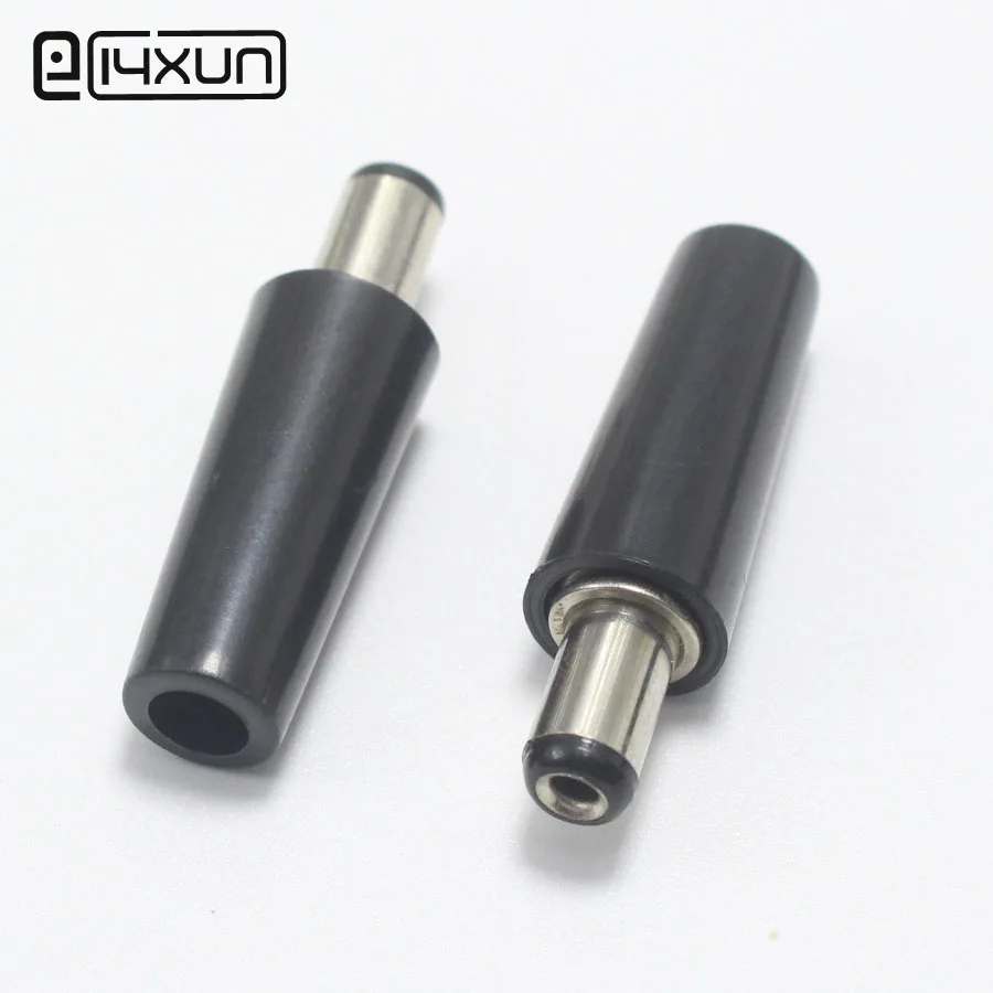 1 шт. новый черный 5 5*2 мм DC разъем питания ABS x 2 штекерные соединители DIY ремонтный