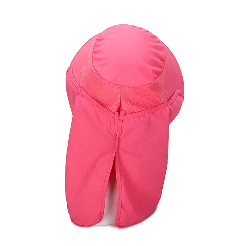 Hot Summer Women Sun Hat Removable Neck Face Flap Farmer UV Protection Cap for Outdoor Fishing HD88