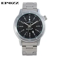 Роскошные мужские кварцевые часы от бренда EPOZZ, с уникальными цифрами из нержавеющей стали, ограниченная серия - изображение