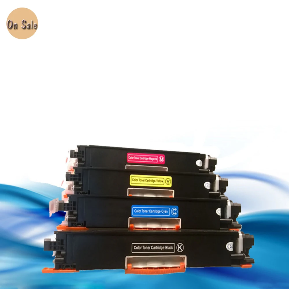 

hisaint for HP CF350A 351A 352A 353A new printer toner cartridge for HP Color LaserJet Pro MFP M176n / 177fw laser printer