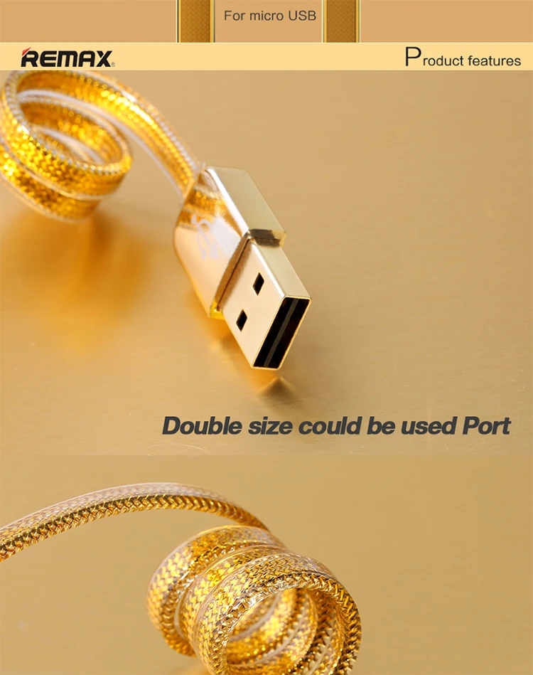 REMAX Golden Micro USB Cable_02