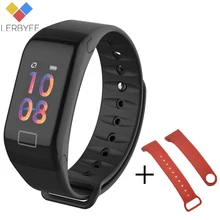 Lerbyee Activity Tracker Smart Color Screen Bracelet Bluetooth Heart Rate Monitor Message Reminder Men Watch New for IOS Android