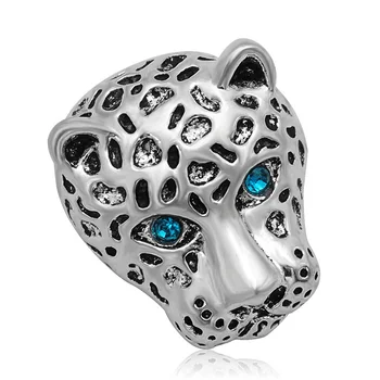 

KZ1414 New Beauty Fashion leopard animal 20MM Metal snap buttons for DIY 18mm snap jewelry wholesale