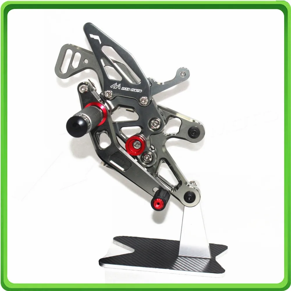 CNC Adjustable Rear Sets Rearset Footrest Foot Rest Pegs for  BMW S1000RR 2015 2016 2017 (18)