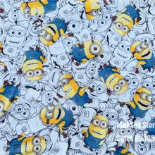 50*180 см классический мультфильм эластичная хлопковая ткань вязаная трикотажная ткань DIY шитье мальчик постельные принадлежности футболки Ткань