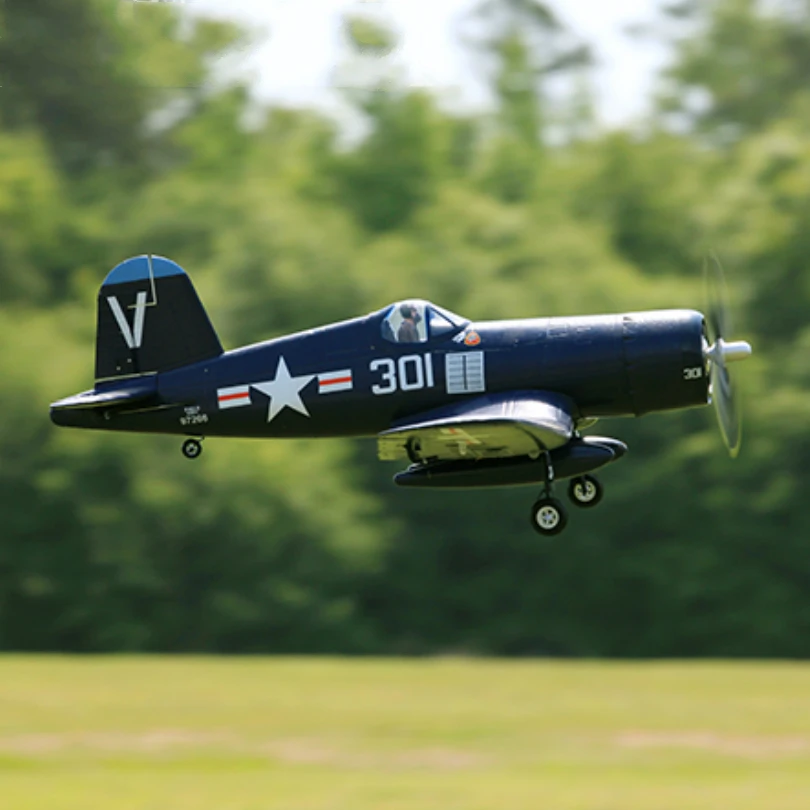 US $121.79 Fms 800mm Mini Warbird F4u Corsair V2 Blue Pnp Duralble Epo Scale Radio Control Rc Airplane Model Plane Aircraft Avion Small 2s