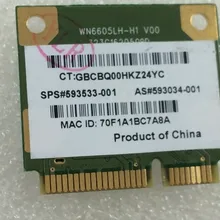 SSEA для RTL8191SE 802,11 B/G/N Половина Mini PCI-e Беспроводной Wi-Fi карты для hp CQ56 G62 CQ62 G72 CQ72 G56 593533-001