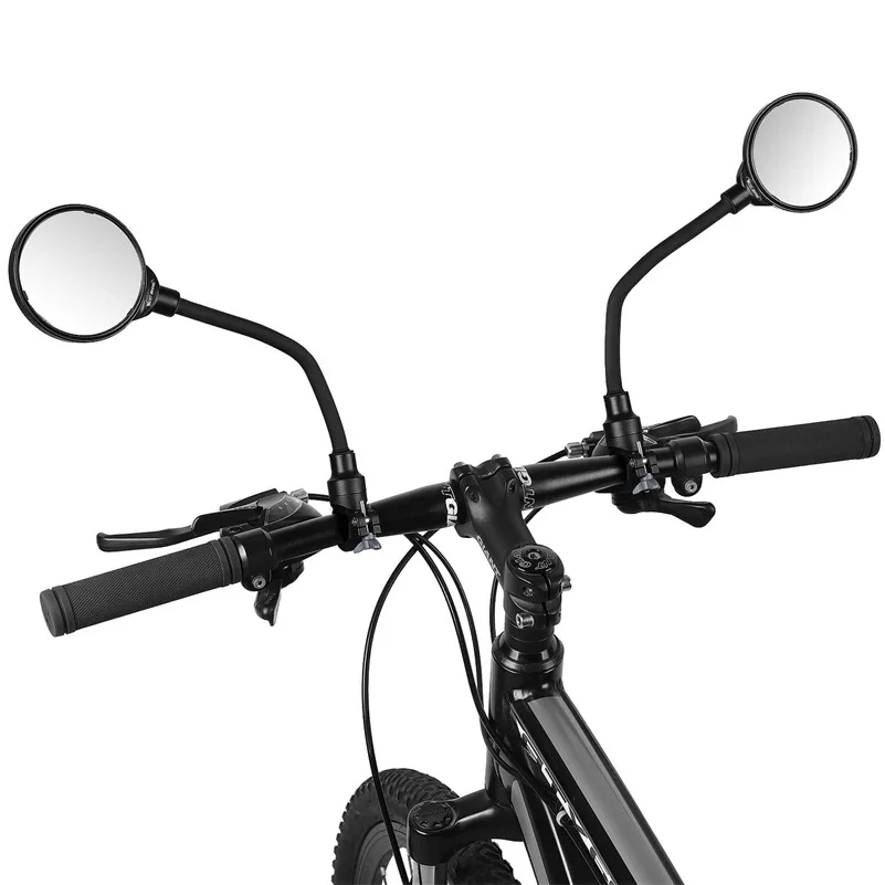 WEST BIKING зеркало заднего вида для велосипеда, руль, зеркало MTB для шоссейного велосипеда, мотоцикла, гибкое регулируемое Велосипедное Зеркало заднего вида, 1 шт