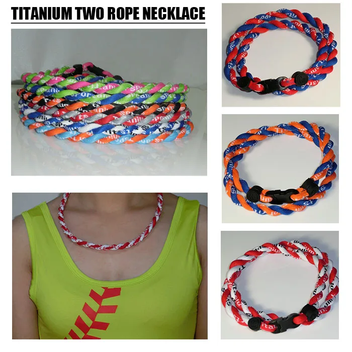 

2018 Titanium Ionic Sports Necklace Twist