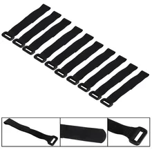 10Pcs 20 2cm Strong RC Battery Tie Down Strap Reusable Antiskid Cable Straps