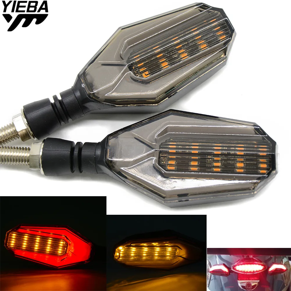 Universal Brake Tail Stop Light Motorcycle Led Tail Light Turn Signal Brake License Plate for ktm ducati honda cbr bmw yamaha