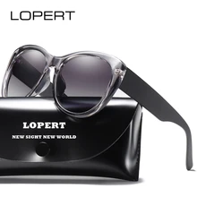 LOPERT, модные, кошачий глаз, поляризационные солнцезащитные очки, для женщин, фирменный дизайн, очки, градиентные линзы, солнцезащитные очки, de sol, UV400