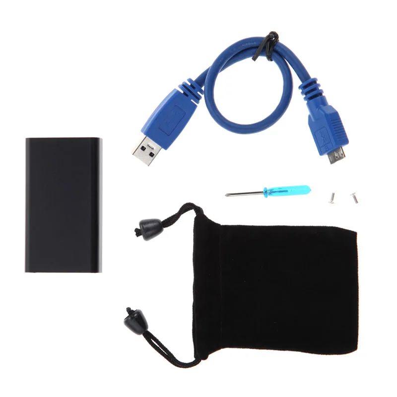 

Super Speed Mini mSATA to USB 3.0 SSD Hard Disk Box External Enclosure Case with Cable for Windows 2000/xp/Vista/7/8/mac os