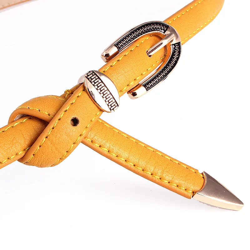 

2020 Korean Fashion Female Belt PU Leather Basic Belts Women 9 Colors Luxury Brand Ladies Waistband Colorful Women's Dress Belts