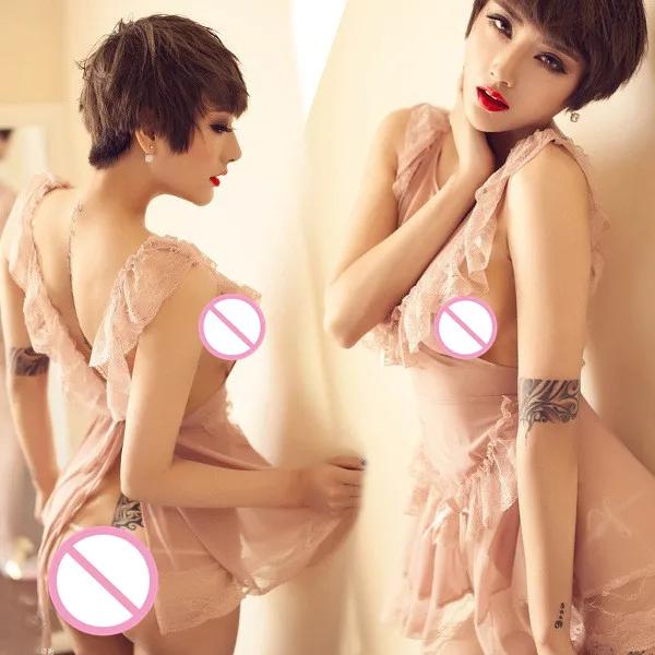 

Sexy Lingerie Exotic Apparel sexy costume maid cooks temptation lace dress backless hollow breast sexy underwear cosplay clothes