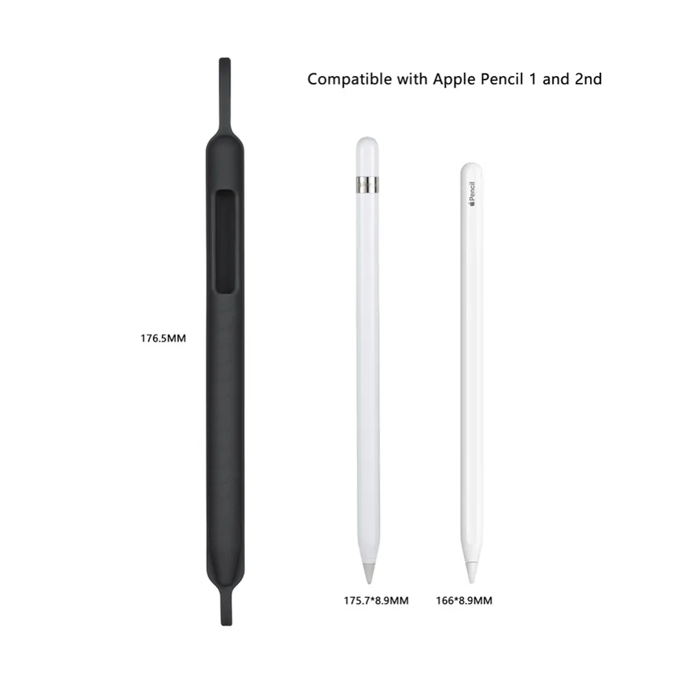 Силиконовый мягкий чехол, совместимый с Apple Pencil 1st 2-го поколения, чехол для iPad Tablet ручка-стилус, защитный чехол