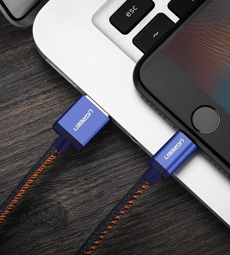Ugreen MFi, кабель USB для iP быстрой зарядки данных USB шнур зарядного устройства