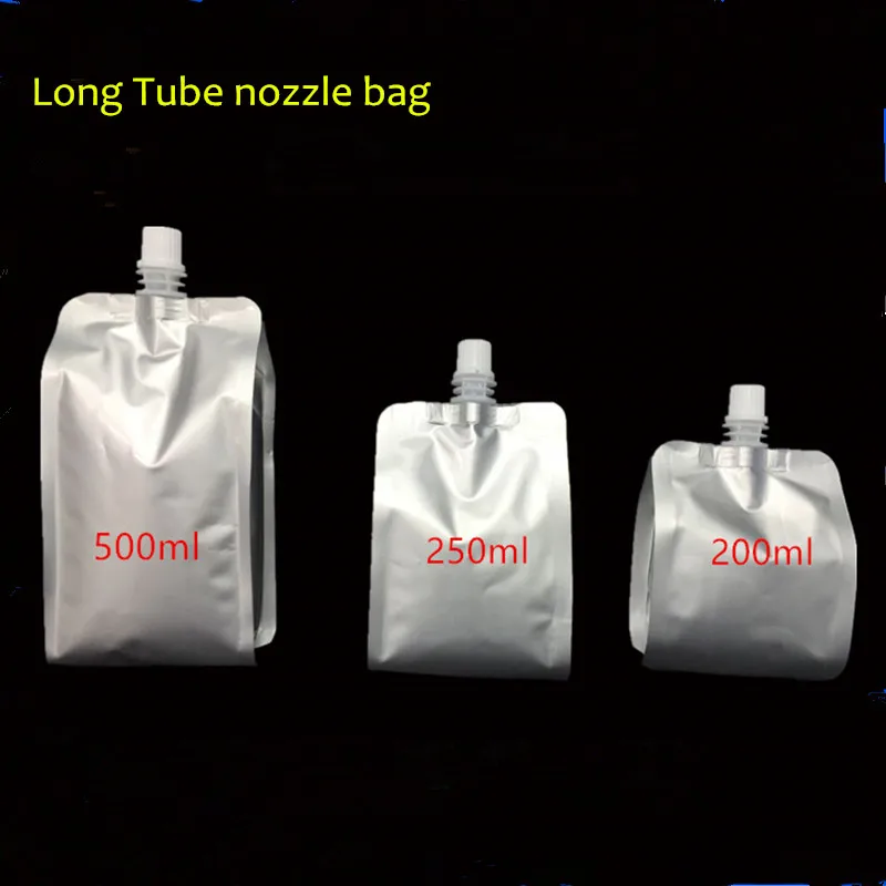 Aluminum Foil Nozzle Bag, Plastic Suction jelly squeeze packaging fruit