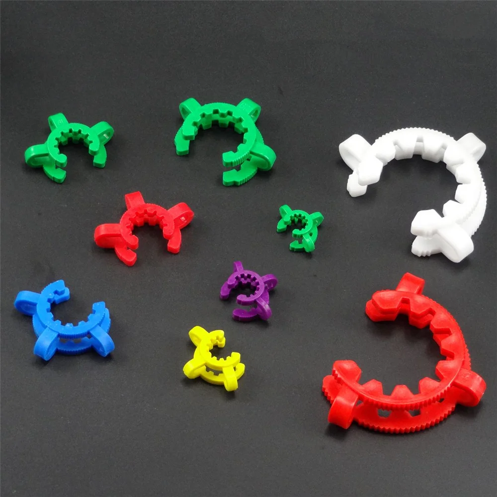 

10pcs/lot Plastic Keck Clamp,Laboratory Lab Clamp Clip,keck clip 10/12/14/19/24/29/34/40/45#