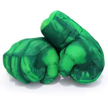 1 пара 13 ''33 см невероятный Hulk Smash руки ists большие мягкие плюшевые детские боксерские тренировочные перчатки Косплэй костюм игры игрушки