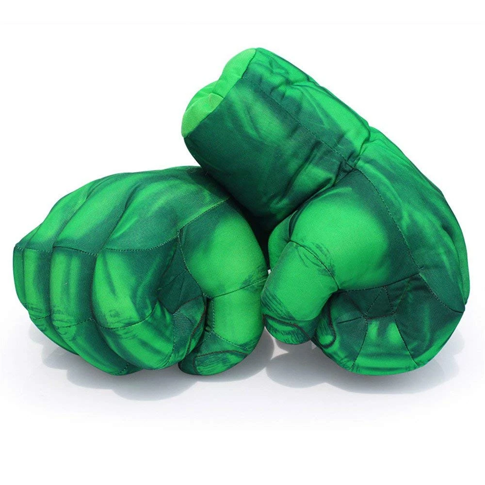 Hulk Spider-Man Plush Hands Boxing Fist Glove Cosplay Props Kids Toys Gift UK
