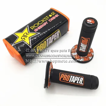 

Dirt bike ProTaper MotorCross Handle Bar Pads Protector Handlebar Grips Orange for 1-1/8" 28mm Bars and Pro Taper Handle Grip