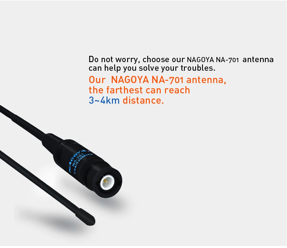 NAGOYA NA-701 BNC Двухдиапазонный VHF/UHF 144/430 МГц антенна для IC-V8 IC-V82 IC-V85 IC-V87 IC-V89 IC-U82 ICOM TK100 TK200